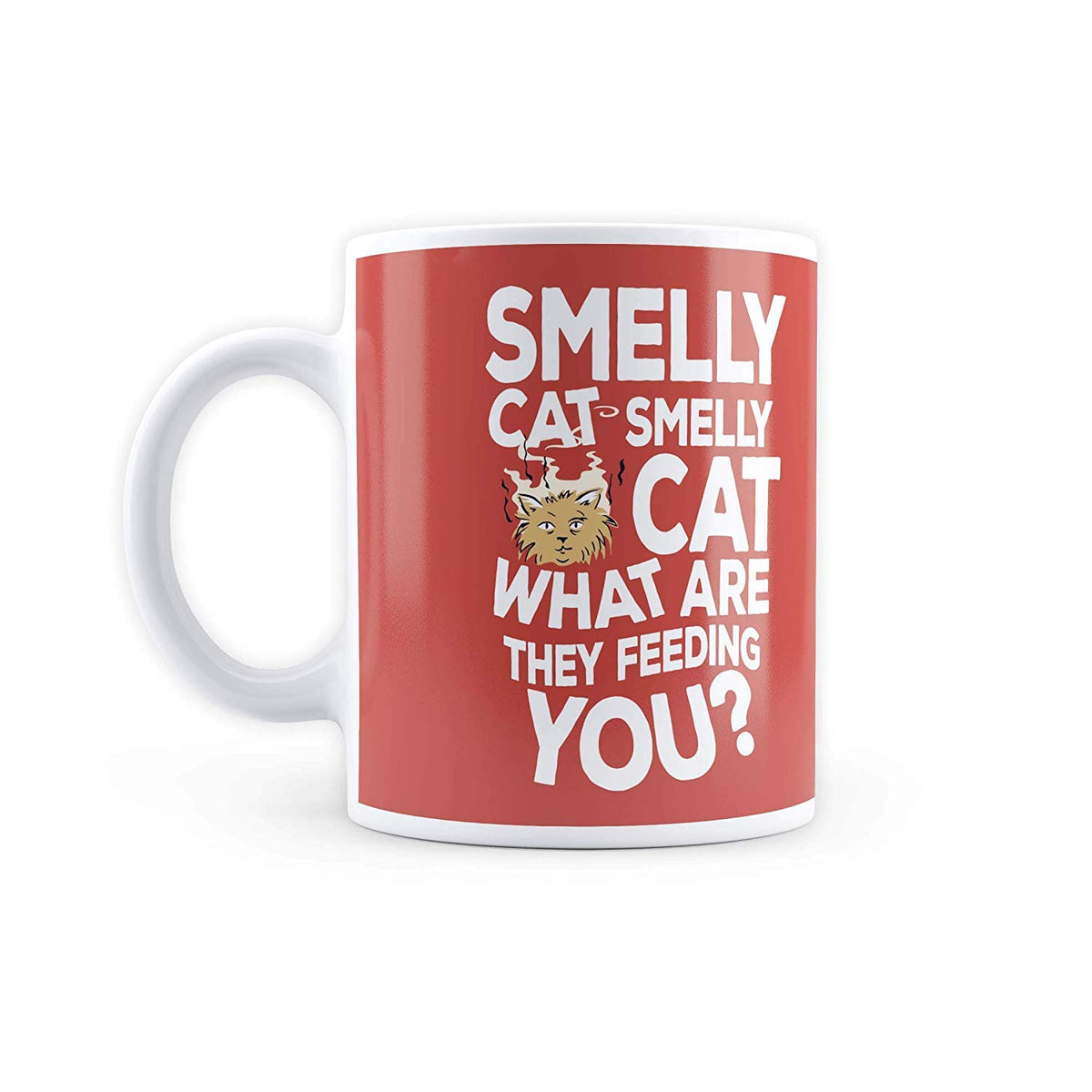  Angry Cat Face Kitty Meme Magic Mug, Heat Sensitive