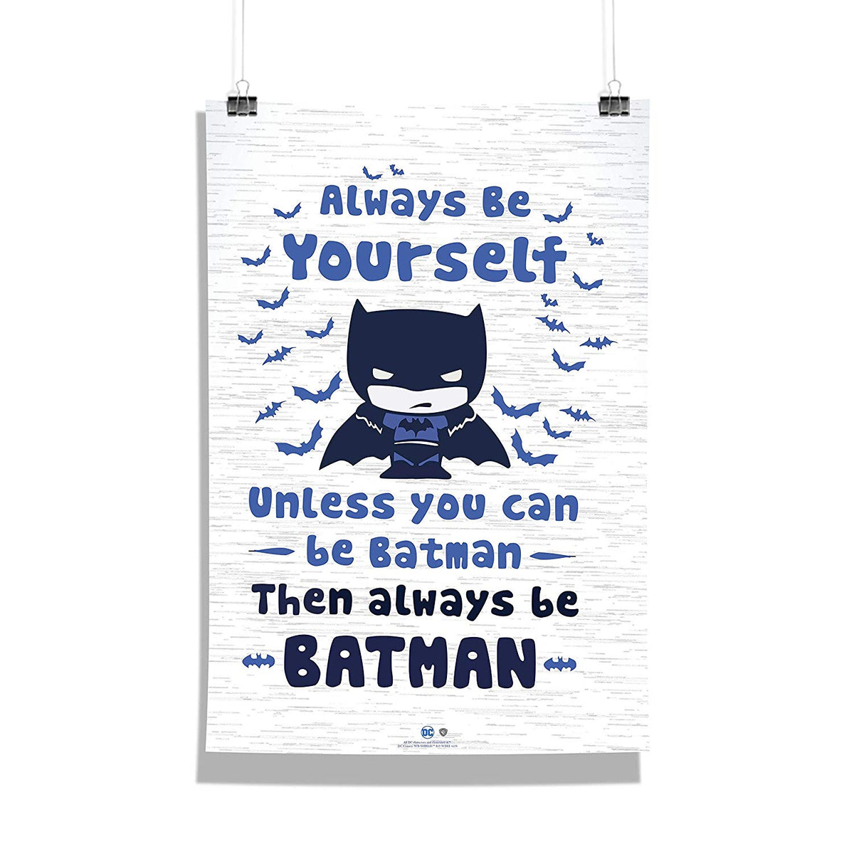 DC Comics Always be yourself Batman Poster Epic Stuff –