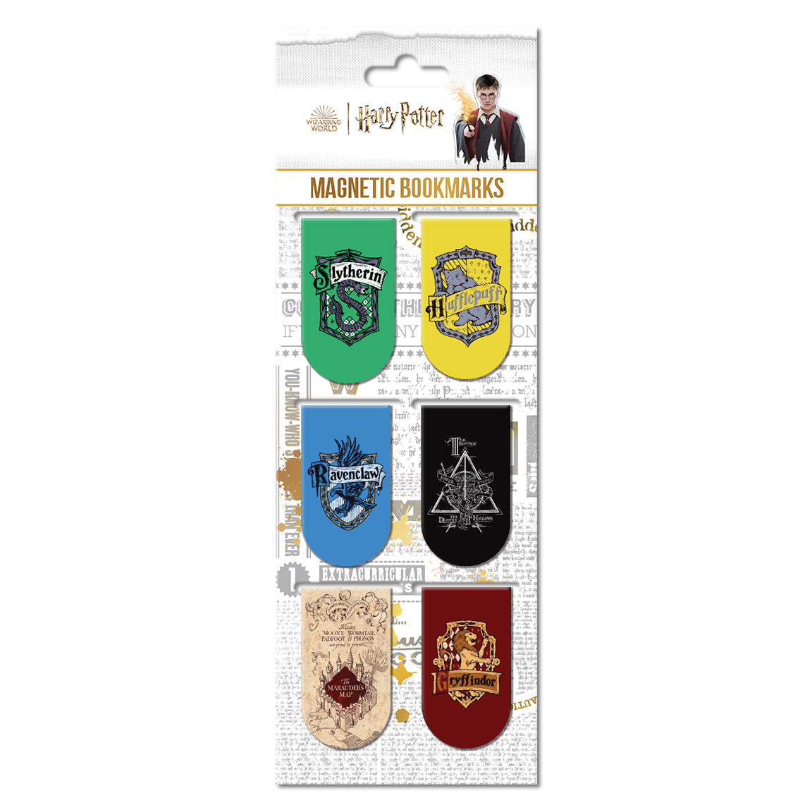 Harry Potter Houses Magnetic Bookmarks - Pack of 6 – Epic Stuff