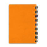 Vivid Orange Colored Ruled A5 Wiro Bound Notebook