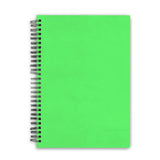 Lawn Green Eco Friendly Color A5 Wiro Notebook