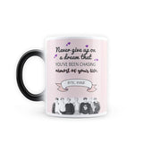 BTS - Never Give Up (Fire) Design Heat Sensitive Magic Coffee Mug