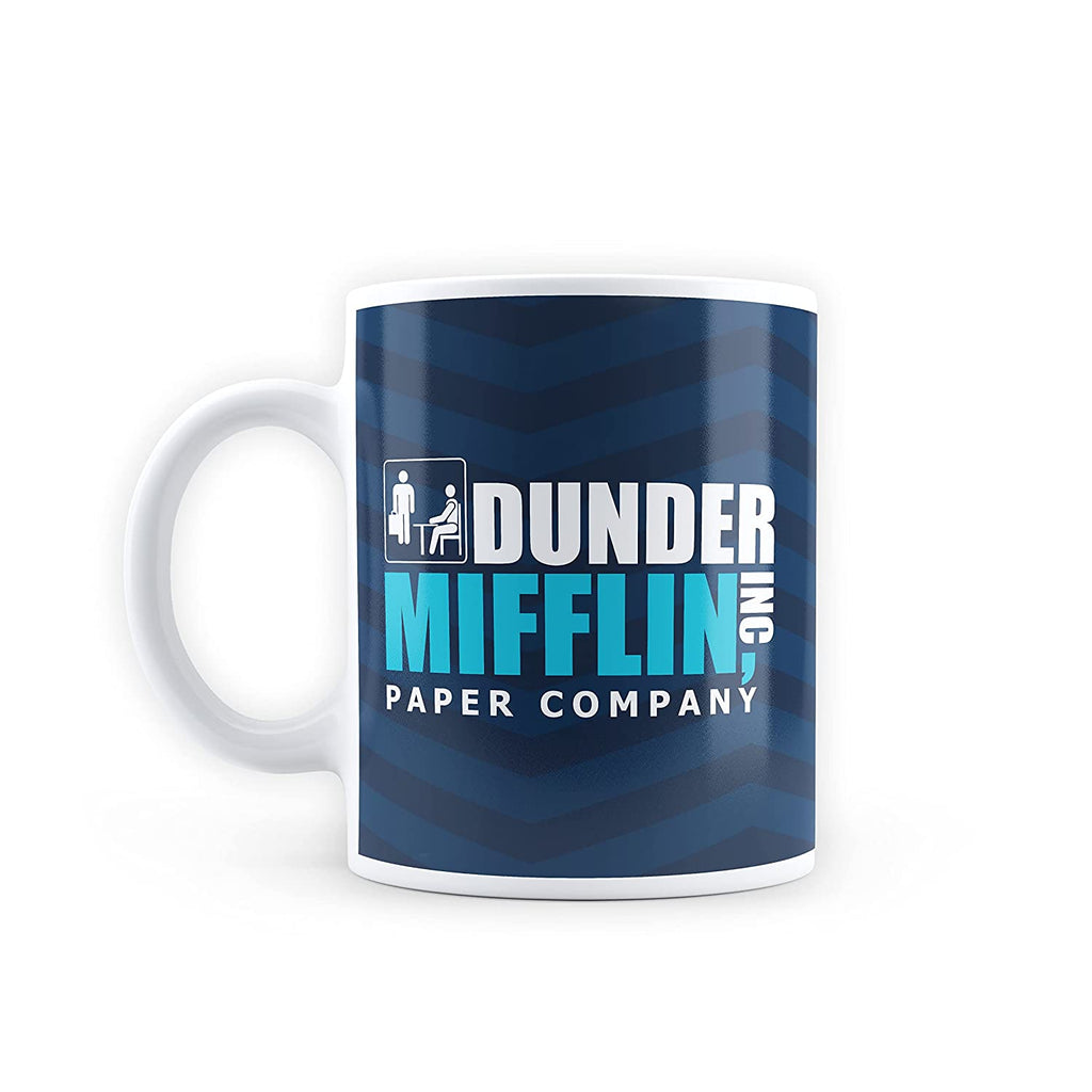 Custom World's Best Coffee Mug with Dunder Mifflin Logo • Onyx