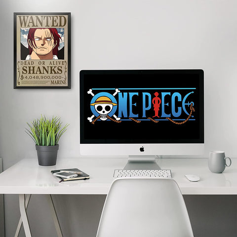 One Piece - SHANKS wanted Design Wall Poster – Epic Stuff