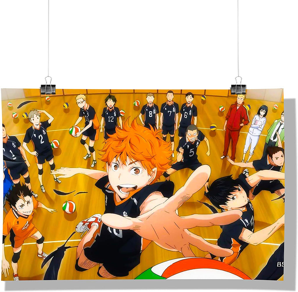 Anime Haikyuu Poster Vintage, Anime Poster Haikyuu Wall