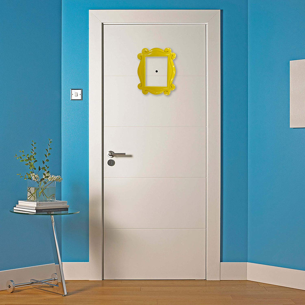 Handmade Friends Peephole Frame - As seen on Monica's Door on Friends TV  Show (Yellow) : : Home