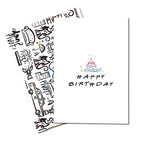 Friends TV Series Greeting Card - You're The Rachel to My Monica -Birthday Card