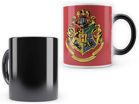 Harry potter Hogwarts House Crest Red Morphing Magic Heat Sensitive Coffee Mugs