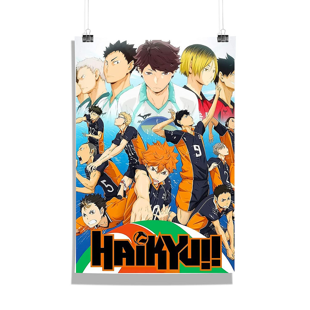 Anime Volleyball Sports Haikyuu!! - Cool Anime Posters - Digital Art,  Entertainment, Television, Anime - ArtPal
