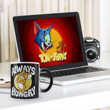 Tom and Jerry -Always Hungry Black - Morphing Magic Heat Changing Mug