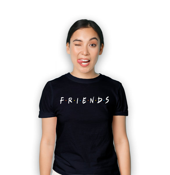 Friends TV Series - Infographic New 2022 Design Unisex Round Neck T Shirt Small